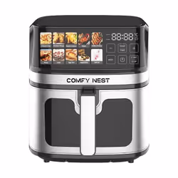 La friteuse à air numérique Comfy Nest CN06160 de 1 700 W est un appareil de cuisine haute performance conçu pour révolutionn ...