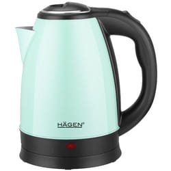 Bouilloire électrique 1.8L inox sans fil Vert Hagen HA5525-GRN