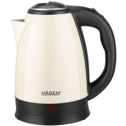 Bouilloire électrique 1.8L inox sans fil Crème Hagen HA5525-CRM