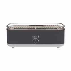Bouton de commande simple avec trois niveaux de chaleur. Grille et bac de récupération des graisses lavables au lave-vaissell ...