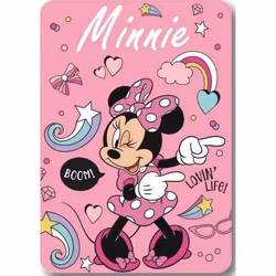 Couverture polaire - Disney - Minnie Mouse - 100x140 cm - Rose - Ultra doux et chaud