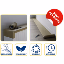 Papier de masquage adhésif HPX pour masquage rapide - 296 mm x 30 m - CP3030 - Masquage de différentes surfaces telles que le ...