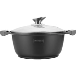 Faitout en fonte 30 cm Noir Royalty Line RLBS30M