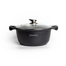 Faitout en fonte 34 cm Noir Royalty Line RLBS34M - TU