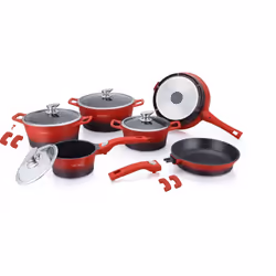 Royalty Line Cuisinière à cuisson lente ES2014M 14 Pièces 3 Pièces Rouge