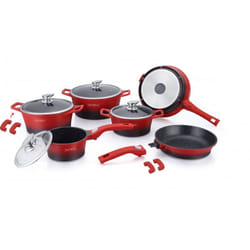 Royalty Line Cuisinière à cuisson lente ES2014M 14 Pièces 3 Pièces Rouge