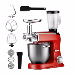 Robot pâtissier multifonction – 2100W | Haute performance et polyvalence Ce robot pâtissier puissant de 2100W est l'allié idé ...
