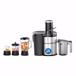 Voici le Royalty Line RL-PJ19003 : 4-en-1 Juicer, Blender, Chopper & Grinder, le compagnon de cuisine ultime pour une prépara ...