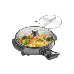 Royalty Line - Poêle électrique avec couvercle en verre 42cm 1500W RLPP18214