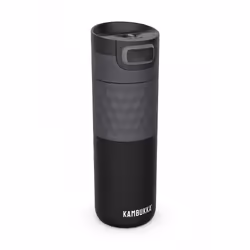 Kambukka Etna, Noir, Silicone, Acier inoxydable, 9 h, 18 h, 0,5 ml