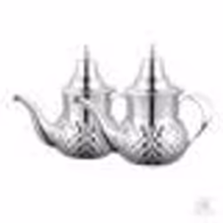 Set de théières - Royal Swiss - Argent - Acier inoxydable - 1.2L et 2L - Pour adultes