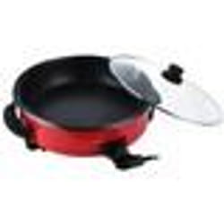 Poêle Électrique Multifonction - Royal Swiss - 42 cm - 1500W - Rouge - Tous feux sauf induction
