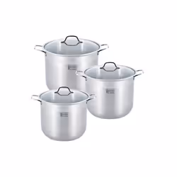 3 Casseroles Profonde INOX