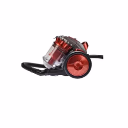 Aspirateur sans sac - ROUGE - 700W - 2L - 78 dB - Cordon 32M