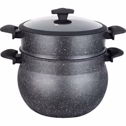 Couscoussier - Royal Swiss - 8L - Pierre - Compatible induction - Cuisson vapeur