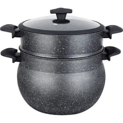 Couscoussier - Royal Swiss - 8L - Pierre - Compatible induction - Cuisson vapeur