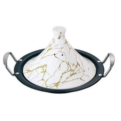 Tajine induction Royal Swiss blanc 34cm