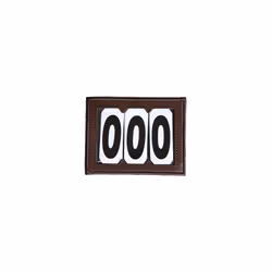 Porte-numéro équitation PVC scratch Kentucky 3 numéros