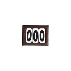 Porte-numéro équitation PVC scratch Kentucky 3 numéros