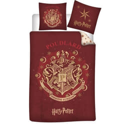 Parure de Lit Enfant Harry Potter - Rouge - 140x200 cm - Label Oeko Tex