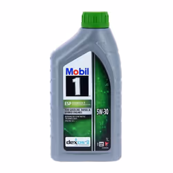 Efficacité et durabilité avec l'huile de moteur MOBIL1 5W30 ESP Formula P. Ce bidon de 1 L assure une protection optimale du  ...