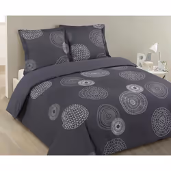 VISION - Parure housse de couette - LiLoLa 200x200cm - 100% coton