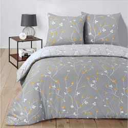 VISION - Parure housse de couette Réversible - Freya 200x200cm - 100% coton