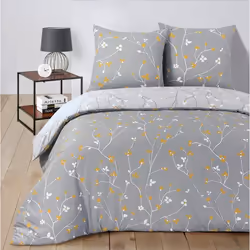 VISION - Parure housse de couette Réversible - Freya 240x220cm - 100% coton