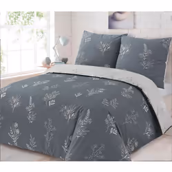 VISION - Parure housse de couette HELENA - Réversible - 240x220cm - 100% coton