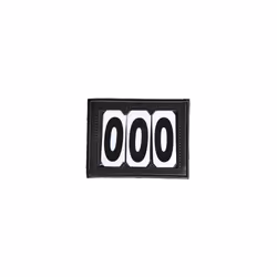 Porte-numéro équitation PVC scratch Kentucky 3 numéros