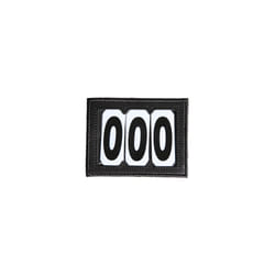 Porte-numéro équitation PVC scratch Kentucky 3 numéros