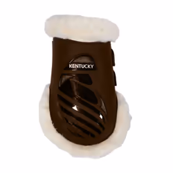 Protège-boulets pour cheval élastique mouton vegan Kentucky