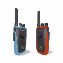 KIDYWOLF 418012, Talkie-walkie pour enfants, Noir, Bleu, Rouge