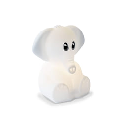 KIDYWOLF Elephant lumière de nuit pour bébé Autonome Blanc LED