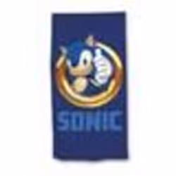 Serviette de bain - NINTENDO - Sonic - 100% coton - 70x140 cm - Oeko Tex