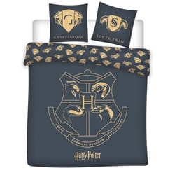 Parure de lit - Harry Potter - Housse de couette 240x220 cm - 2 Taies 63x63 cm - Microfibre - Oeko Tex