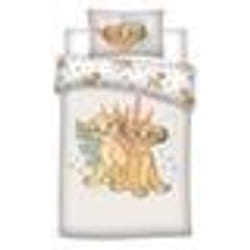 Parure de Lit Bébé Le Roi Lion Disney - Coton Samba - Housse de couette 100x140 cm - Taie doreiller 40x60 cm