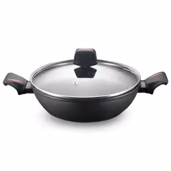 Casserole avec 2 poignées 24 cm Noir Royalty Line RLFSC24 - TU
