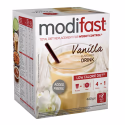 Modifast 7835739, Supplément de substitut de repas, Poudre, Vanille, 55 g, Oeufs, Gluten, Lactose, Lait, Soja, Blé, 8 pièce(s ...