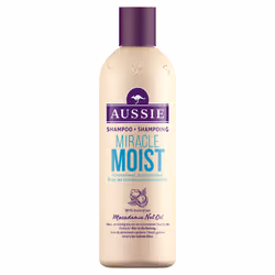 Aussie Miracle Moist Hydrate Miracle Shampoing 300ml, 300 ml, Shampoing, Unisexe, Cheveux cassants, Cheveux abimés, Cheveux s ...