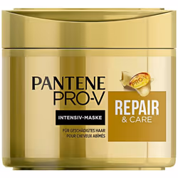 Pantene Pro-V Intensive Mask 300ml, 300 ml, Unisexe, Cheveux abimés, Nourrissant, Protection, Réparation, Brillant, Pot, Aqua ...