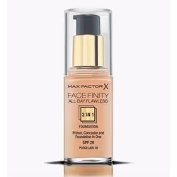 Max Factor Facefinity All Day Flawless 3 In 1, Bouteille, Liquide, Lissage, Beige, Porcelain, Femmes