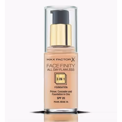 Max Factor Facefinity All Day Flawless 3 In 1, Bouteille, Liquide, Lissage, Beige, Pearl Beige, Femmes