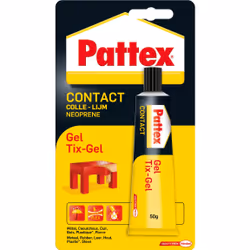 Pattex Colle Contact Gel, Gel, Adhésif par contact, Tube, 50 ml