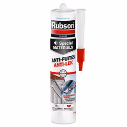 Description générale Mastic Rubson Anti-Fuites à base de copolymères styrène - butadiène, conçu pour assurer l'étanchéité et  ...