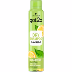 Schwarzkopf got2b Extra Fresh Dry Shampoo, 200 ml, Shampoing sec, Unisexe, Tous types de cheveux, Toutes les couleurs, Rafraî ...