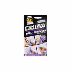 Colle flexible et amovible pour coller et enlever la colle millechiodi pour toutes surfaces