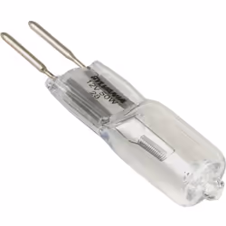 Ampoule halogène anti-UV et explosion 50 watts basse tension 12 volts culot GY6.35.