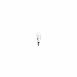 Lot de 2 ampoules flammes à économie d'énergie et halogènes, température de couleur 2800 K kelvins. Ampoules à variateur, cla ...