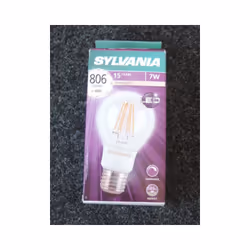Ampoule LED 7W retro ronde A60 2700K 806lm culot E27 230V non-dimmable Toledo Retro Sylvania 0027134 ToLEDo RETRO DIM A60 806 ...